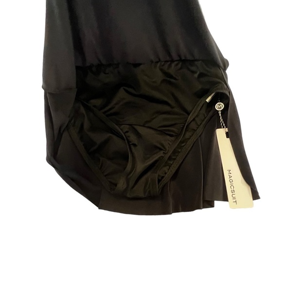 NWOT Miraclesuit Magicsuit Solids Jersey Tennis Swimsuit Skirt size 8 skort - Picture 7 of 16
